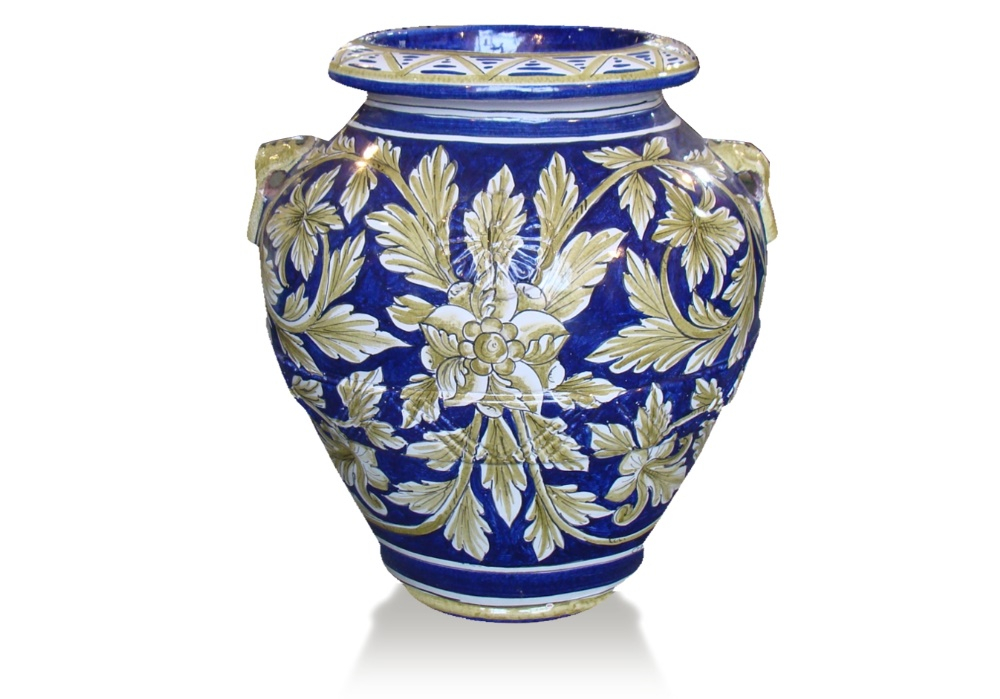 Cruche en céramique de Deruta peinte à la main – majolique italienne traditionnelle